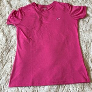 Women’s Nike Fit- Dry Short Sleeve T-shirt Pink Size L